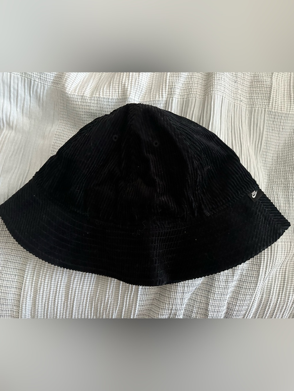 Nike Black Corduroy Bucket Hat
